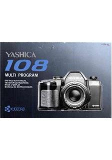 Yashica 108 Multi-Program manual. Camera Instructions.
